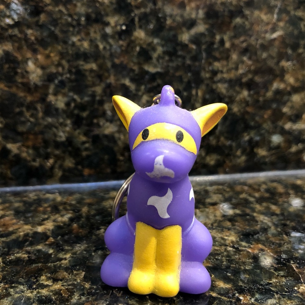 American Heart Association Ninja Star Pup keychain